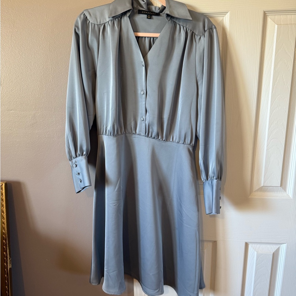 DownEast light blue Long Sleeve Dress Fleur Delacour style dress!